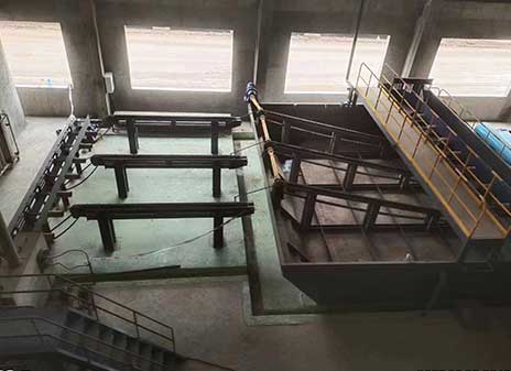 河北安诺承建的广西翅冀工角槽热镀锌生产线近期投产4条线