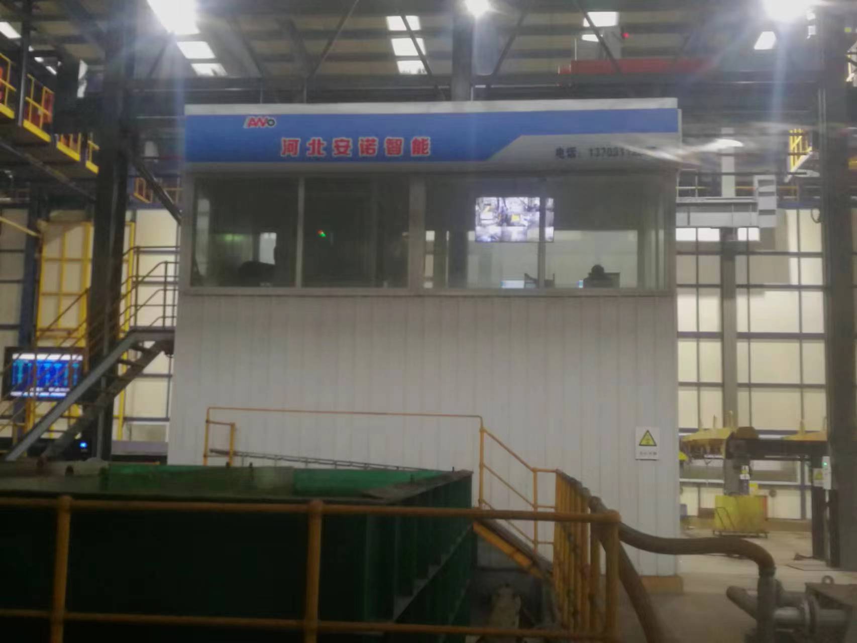 河北安诺承建的邯郸新兴铸管吊镀生产线年产量10万吨